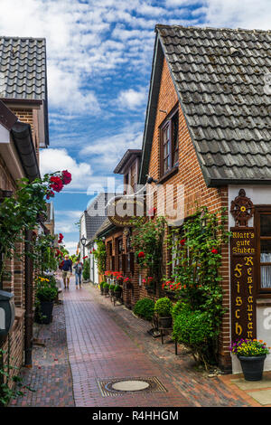 Nordfriesland, vecchia di Wyk su fa, Altstadt von Wyk auf F Foto Stock
