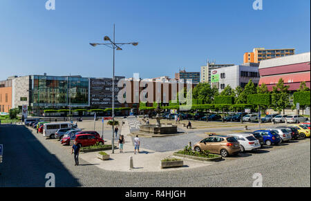 Kurort Teplice, luogo di libertà, Platz der Freiheit Foto Stock