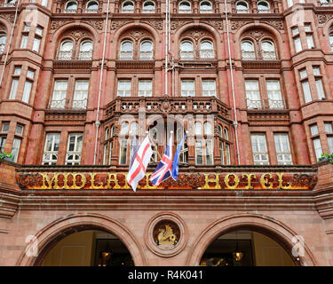 La Midland Hotel, Manchester, Inghilterra, Regno Unito Foto Stock