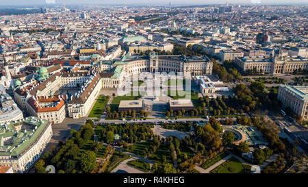 Il Palazzo Imperiale Hofburg o Wien, palazzo imperiale complesso, Vienna, Austria Foto Stock