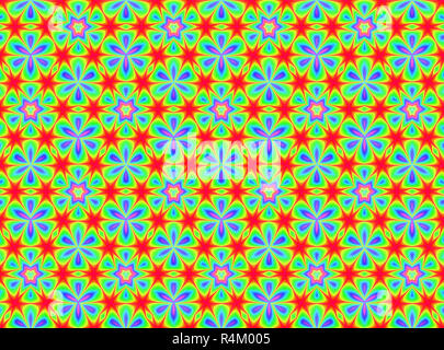Abstract sfondo rosso, verde, blu, multicolore tracery moderno, modello di gradiente Foto Stock