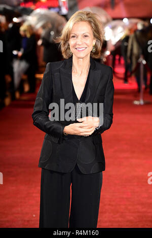 Deborah forte che frequentano i motori mortale Premiere Mondiale tenutosi a Cineworld nel quadrato di Leicester, Londra. Foto Stock