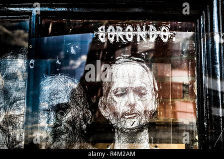 Gonzalo Borondo Street Art a Londra Foto Stock