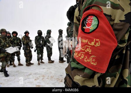 Kabul, Kabul/ Afghanistan - circa 2008: Il militare di Kabul il centro di formazione è un centro di formazione per l'Afghanistan forze armate. Foto Stock