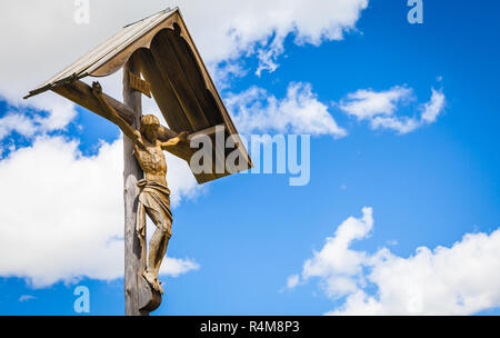 Crufix tradizionale nella regione Dolomiti - Italia Foto Stock