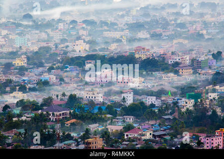 Myanmar Mandalay tramonto Foto Stock
