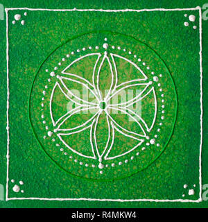 Anahata Chakra del Cuore Foto Stock