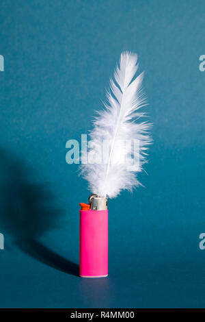 Accendino di piume Foto Stock