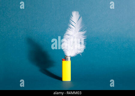 Accendino di piume Foto Stock