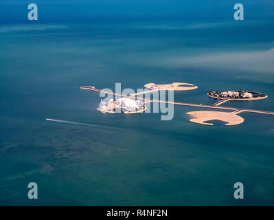 Isola Dana è parte dell'Pearl-Qatar a Doha Foto Stock