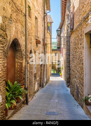 Bettona, pittoresco paesino della provincia di Perugia. Umbria, Italia centrale. Foto Stock