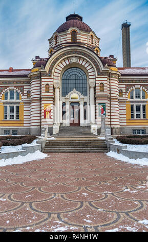 Vasca da bagno in Sofia Bulgaria in inverno Foto Stock