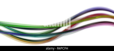 Abstract onda elegante design panorama con spazio per il testo Foto Stock