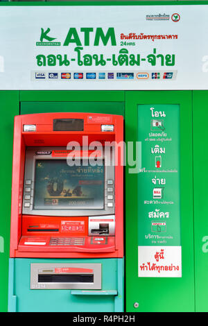 Macchina banca Chiang Mai, Thailandia Foto Stock