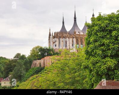 Chiesa di Santa Barbara in Kutna Hora Foto Stock