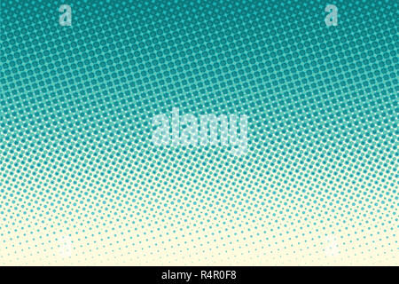 Green pop art punti raster sfondo Foto Stock