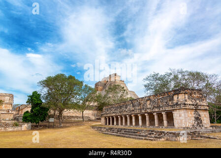 Rovine di Uxmal, Messico Foto Stock