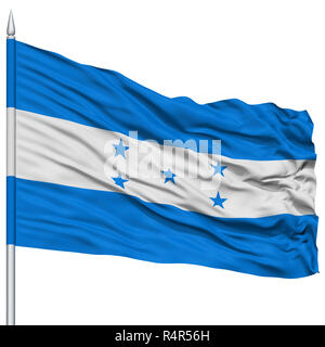 Honduras bandiera sul pennone Foto Stock