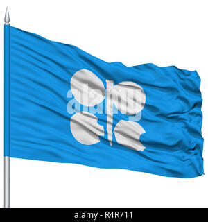 L'OPEC bandiera sul pennone Foto Stock