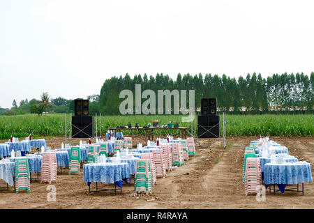 Tailandese tradizionale banchetto rurale evento Foto Stock