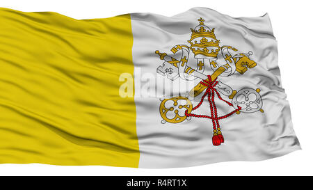 Isolate Città del Vaticano Bandiera Foto Stock