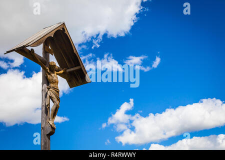 Crufix tradizionale nella regione Dolomiti - Italia Foto Stock