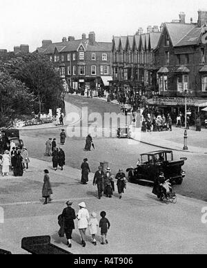 Square e Crescent, Lytham St Annes all'inizio degli anni '1900 Foto Stock