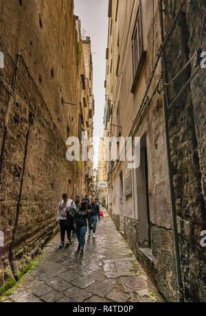 Vico del Fico al purgatorio, il passaggio a Centro Storico trimestre, Napoli, campania, Italy Foto Stock