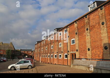 Edificio Britten-Pears, Snape Maltings arts venue, Suffolk, East Anglia, Inghilterra, Gran Bretagna, Regno Unito, Gran Bretagna, Europa Foto Stock