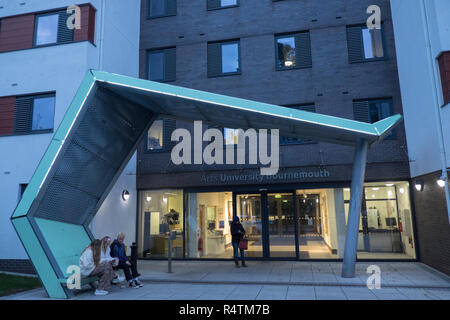 Arts University Bournemouth,costruzione,studente,studenti,sale del residence,Madera Road,Campus,,Bournemouth Dorset,l'Inghilterra,UK,l'Europa,popolazione studentesca, Foto Stock