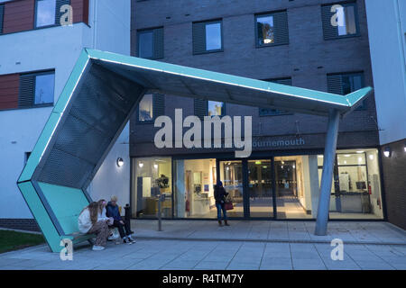 Arts University Bournemouth,costruzione,studente,studenti,sale del residence,Madera Road,Campus,,Bournemouth Dorset,l'Inghilterra,UK,l'Europa,popolazione studentesca, Foto Stock