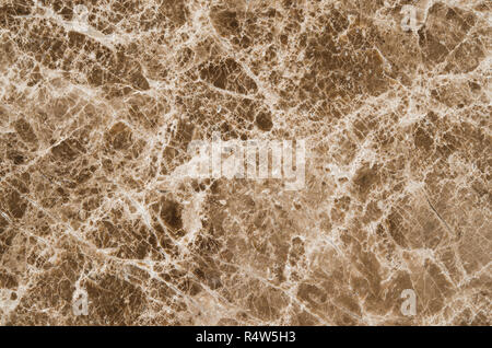 Marmo marrone texture di sfondo, abstract consistenza naturale per la progettazione. Foto Stock