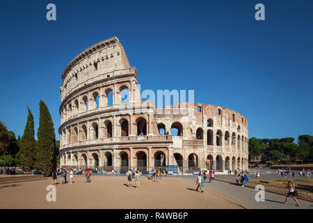 Colosseo, Roma, Italia Foto Stock