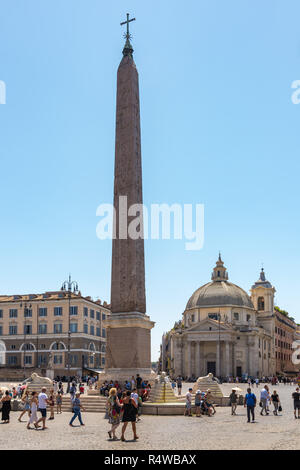 Piazza del Popolo, Roma, Italia Foto Stock