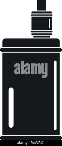 Vape icona mod. Semplice illustrazione di vape mod icona vettoriali per il web design isolato su sfondo bianco Illustrazione Vettoriale