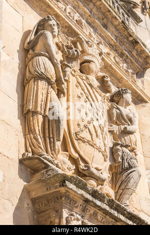 Salvatore Cappella (El Salvador) dettaglio facciata, a Ubeda, Jaen, Spagna Foto Stock