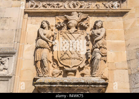 Salvatore Cappella (El Salvador) dettaglio facciata, a Ubeda, Jaen, Spagna Foto Stock