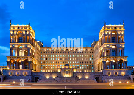 La sede del governo di Baku, Baku, Azerbaijan Foto Stock