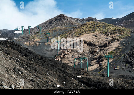 Vulcano Etna, Sicilia, Italia, Europa. Foto Stock