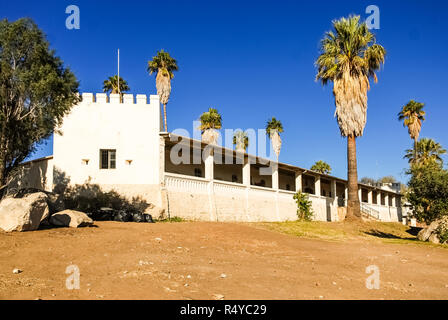 La Alte Feste (Vecchia Fortezza) una fortezza e un museo nel centro cittadino di Windhoek, la capitale della Namibia Foto Stock