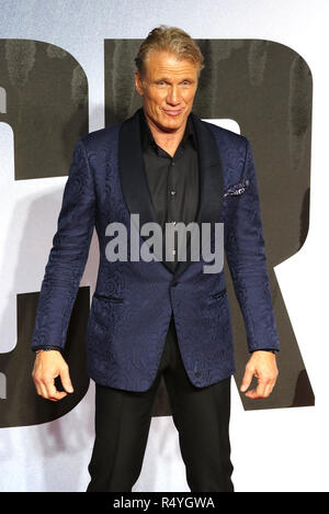 Londra, Regno Unito. 28 Novembre, 2018. Dolph Lundgren, Creed II - Premiere europeo, BFI IMAX, LONDRA, REGNO UNITO, 28 novembre 2018, Foto di Richard Goldschmidt Credito: ricca di oro/Alamy Live News Foto Stock