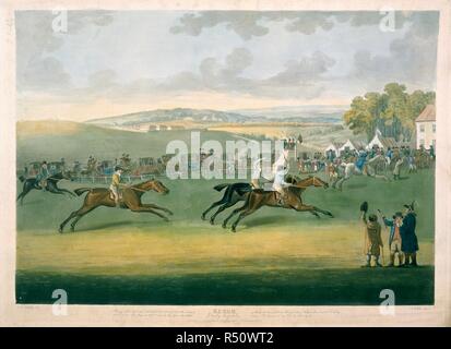 Epsom gare. 1792. Fonte: Mappe K.Top.40.42-2-b. Lingua: Inglese. Autore: Edy, John William. Foto Stock