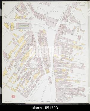 Mappa di Chelmsford Essex. Chelmsford Essex : [incendio piani di assicurazione]. Londra : Chas. E. Pungolo Limited, 1909. 63x54cm.; Scala [1:480]. 40ft = 1 pollici. Fonte: Mappe 149.b.29.(1) foglio 2. Foto Stock