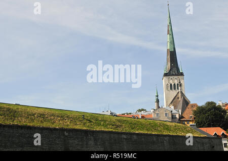 Città di Tallinn pareti, Estonia Foto Stock