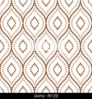 Seamless Pattern moderno con punti Foto Stock