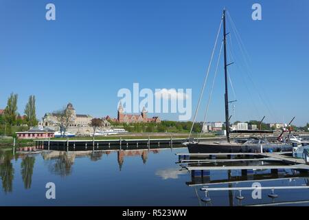 Il Nordest marina in szczecin,szczecin Foto Stock