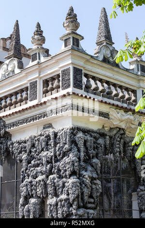 Parete Dripstone in Palazzo Wallenstein a Praga, Repubblica Ceca Foto Stock