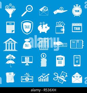 Tasse di set di icone. Semplice illustrazione del 25 tasse icone vettoriali per il web Illustrazione Vettoriale