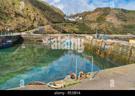 Piccolo porto Burnmouth, bordi vicino a Berwick upon Tweed, Scotland, Regno Unito Foto Stock