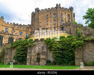 La Motte, Bailey e mantenere a Durham Castle,Durham,l'Inghilterra,UK Foto Stock